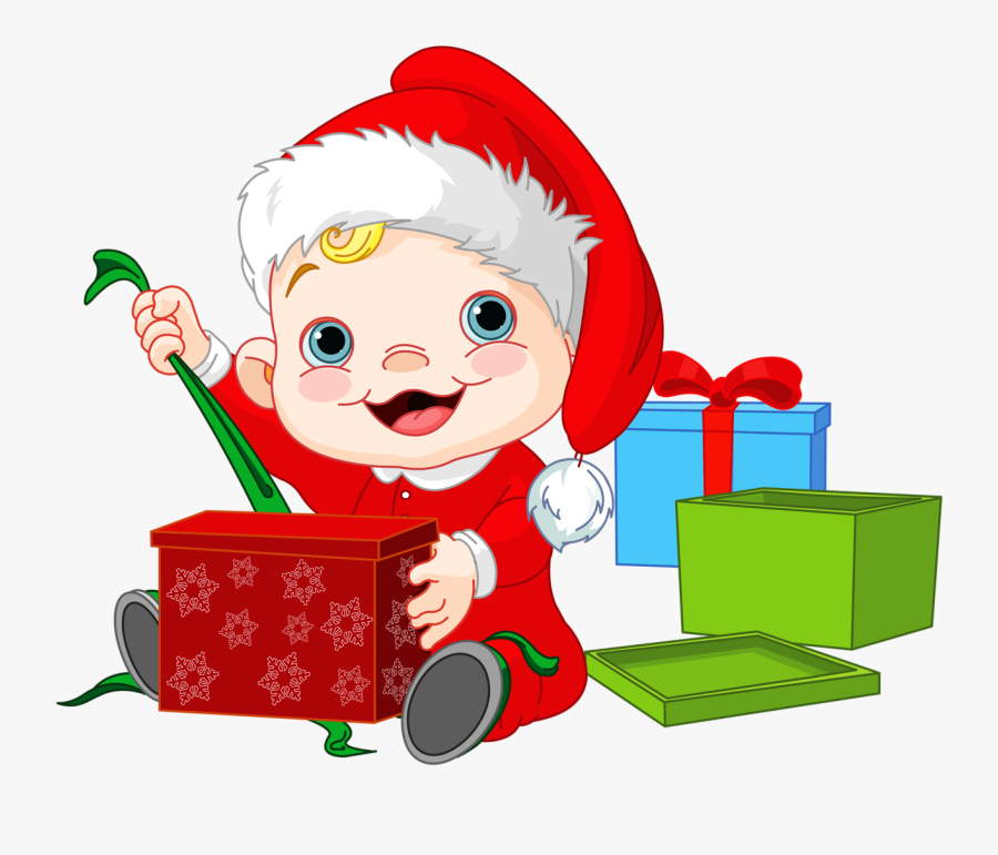 Chimney Clipart Santa Boot - Baby Santa Claus Png, Transparent Clipart
