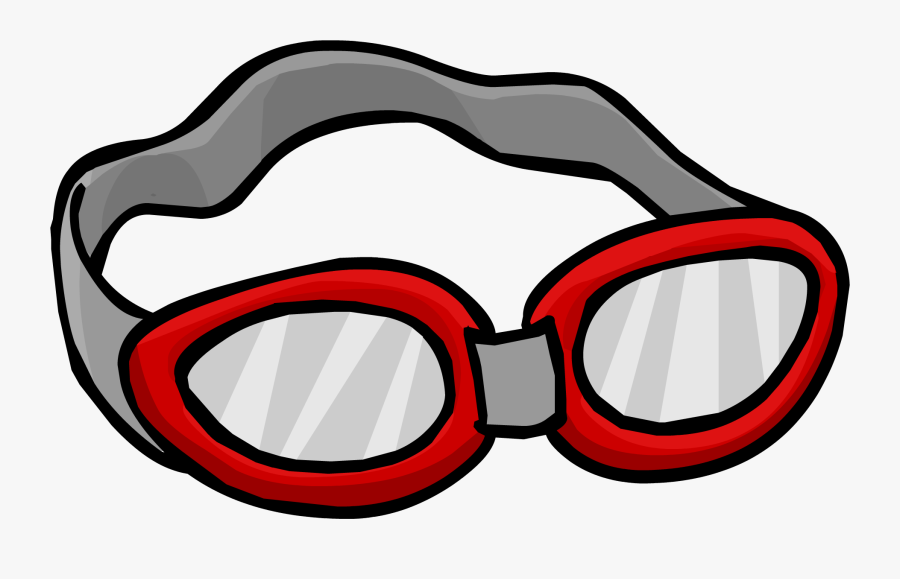 Swimming Gear Clipart - Draw Swim Goggles Easy, Transparent Clipart