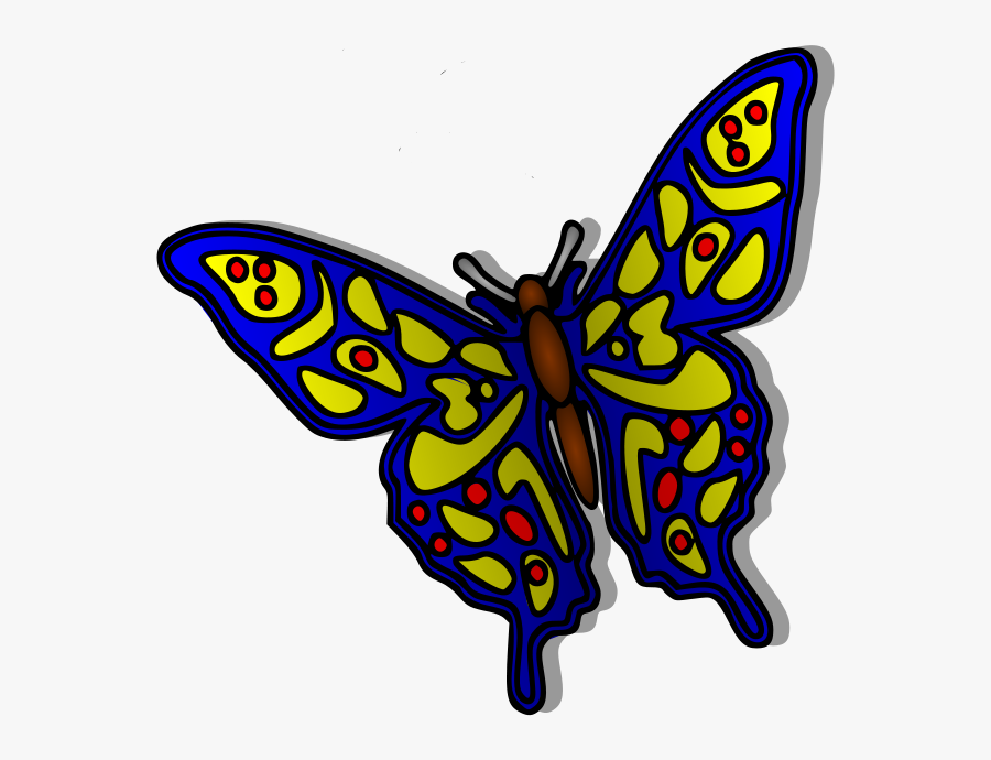 Transparent Monarch Butterflies Png - Many Colorful Butterfly Design, Transparent Clipart