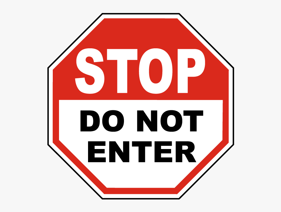 Stop Sign, Transparent Clipart