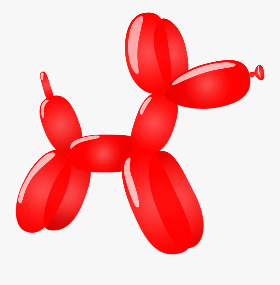 Balloon Dog Clip Art - Balloon Animal Dog Clipart Transparent Background, Transparent Clipart