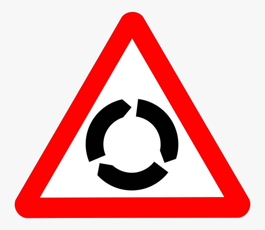 Svg Road Clip Art - Traffic Signs Men At Work, Transparent Clipart