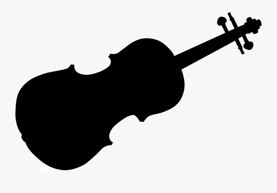 Guitar Black And White Black And White Guitar Clip - Violin Silhouette Clip Art, Transparent Clipart
