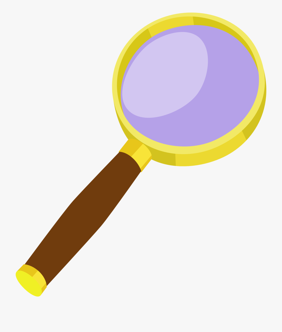 See Here Magnifying Glass Clipart Transparent Background - Magnifying Glass Cutie Mark, Transparent Clipart