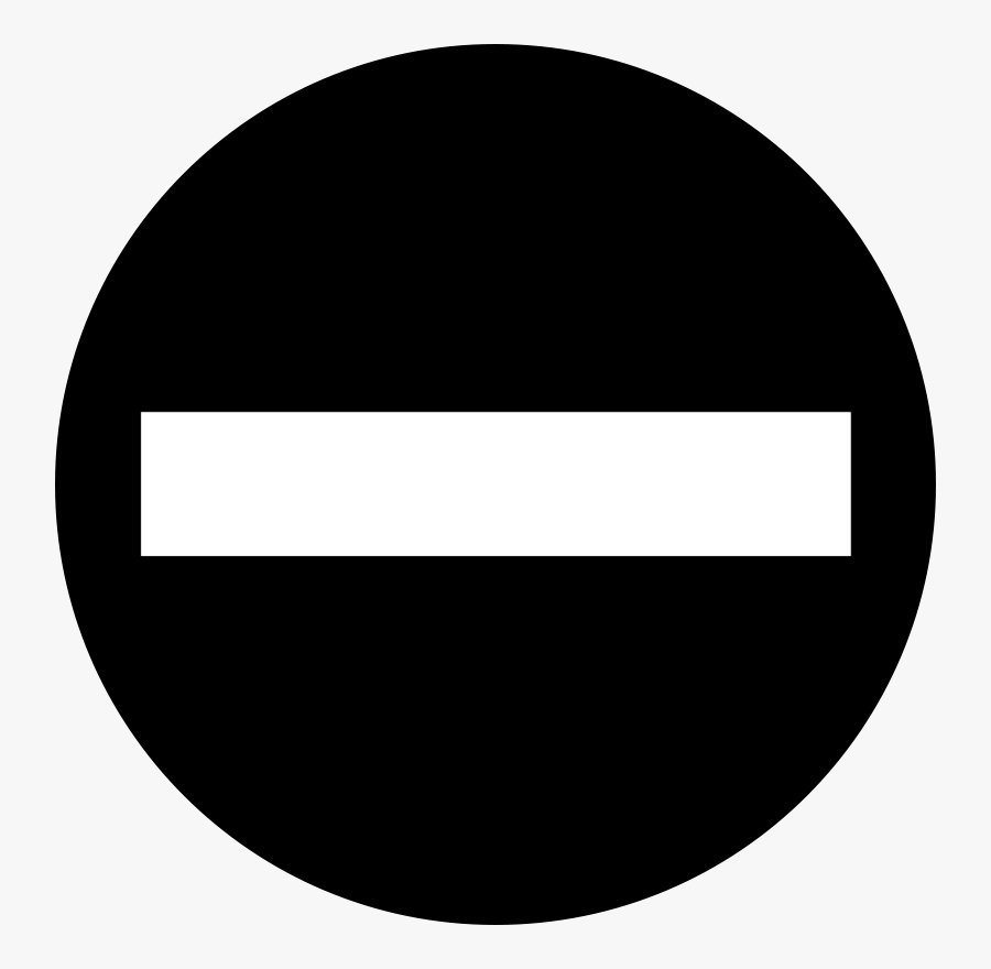 Free Vector Graphic No Entry Entry Forbidden Stop Free - No Entry Sign Black And White, Transparent Clipart