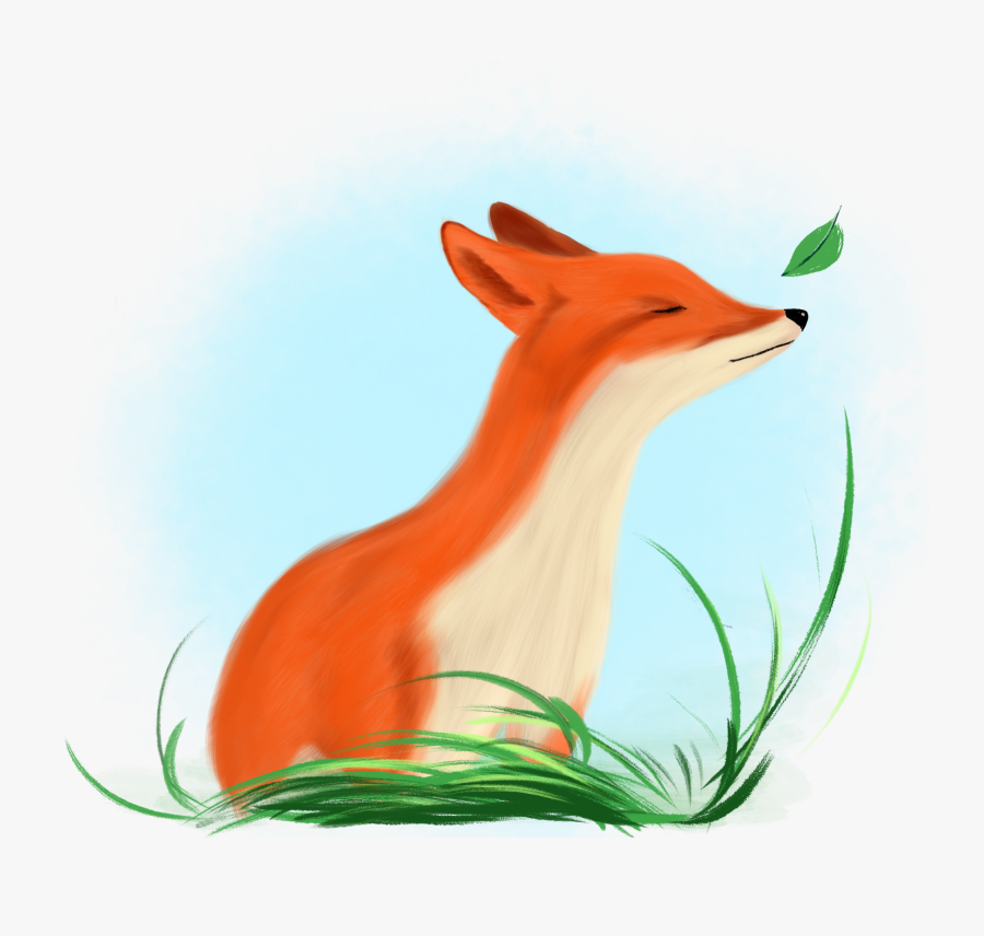 Fox Clipart Realistic - Red Fox, Transparent Clipart