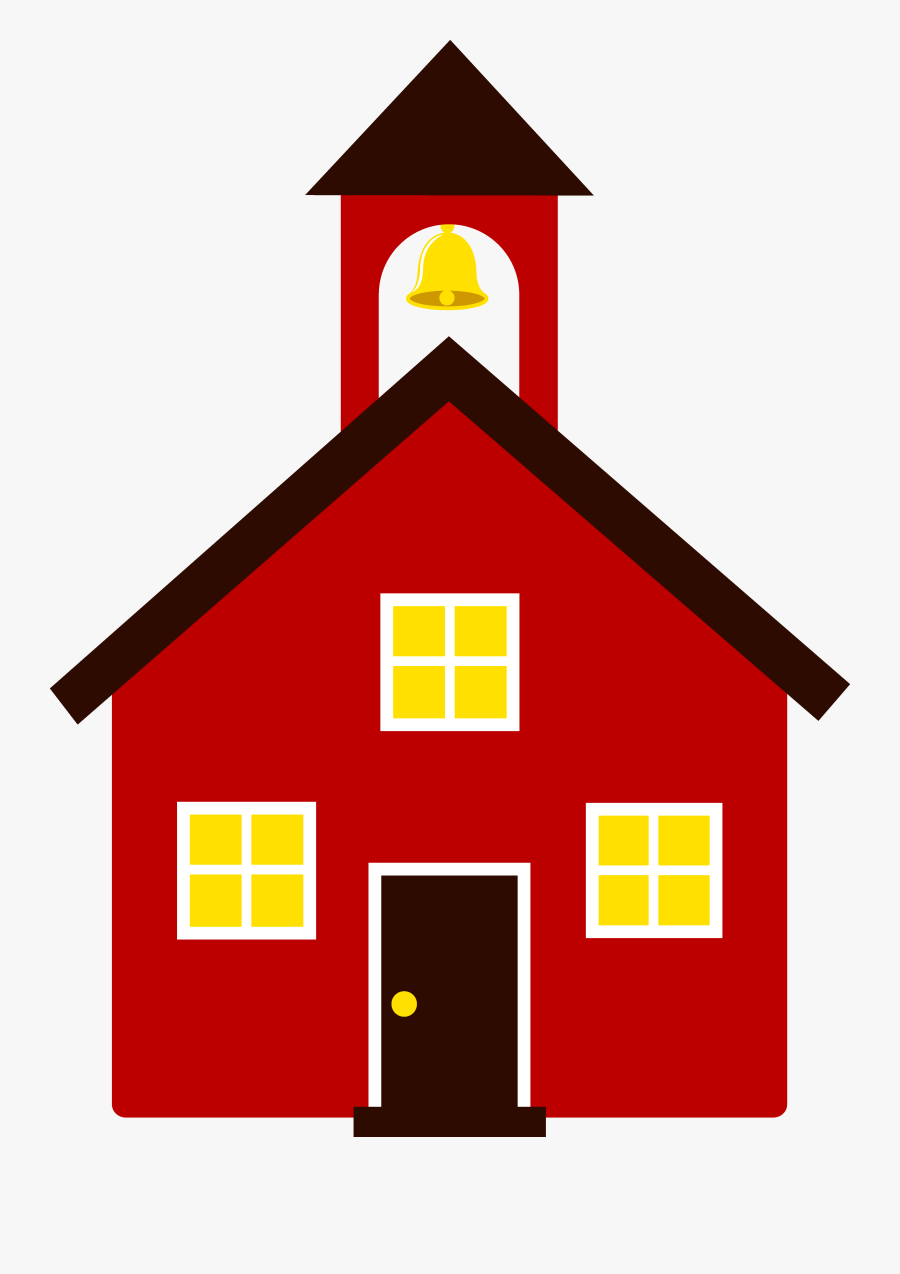 Schoolhouse - Clipart - Old School House Clipart, Transparent Clipart