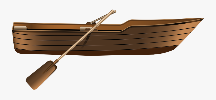 Wooden Boat Png Clip Art - Transparent Background Boat Clipart Png, Transparent Clipart