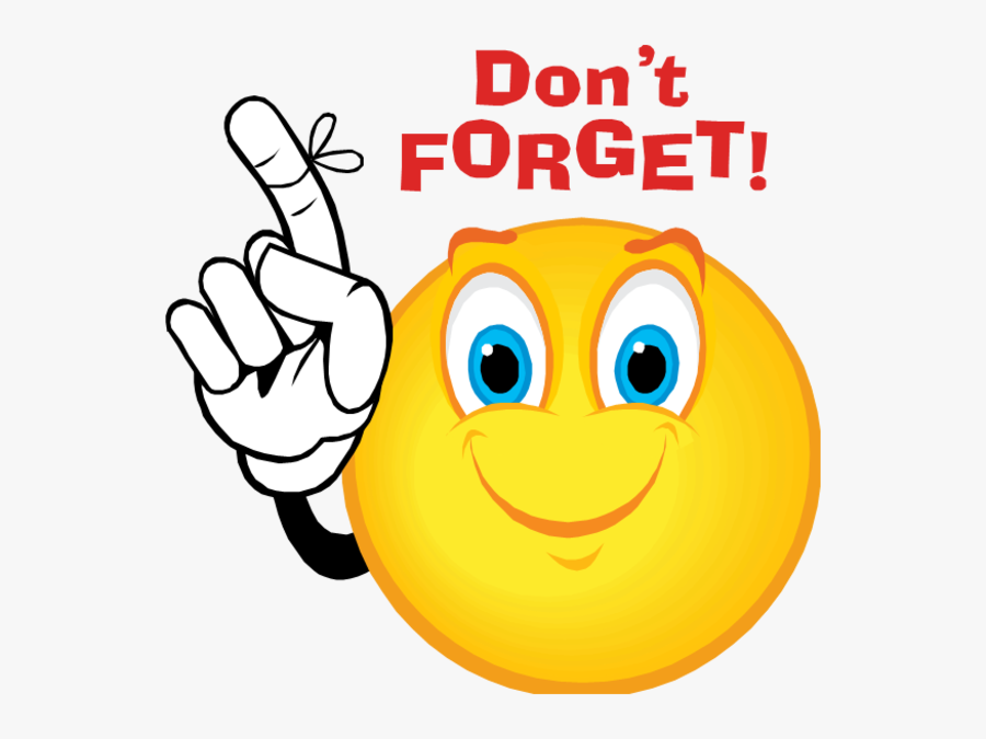 Remember Faces Clipart - Do Not Forget Sign, Transparent Clipart