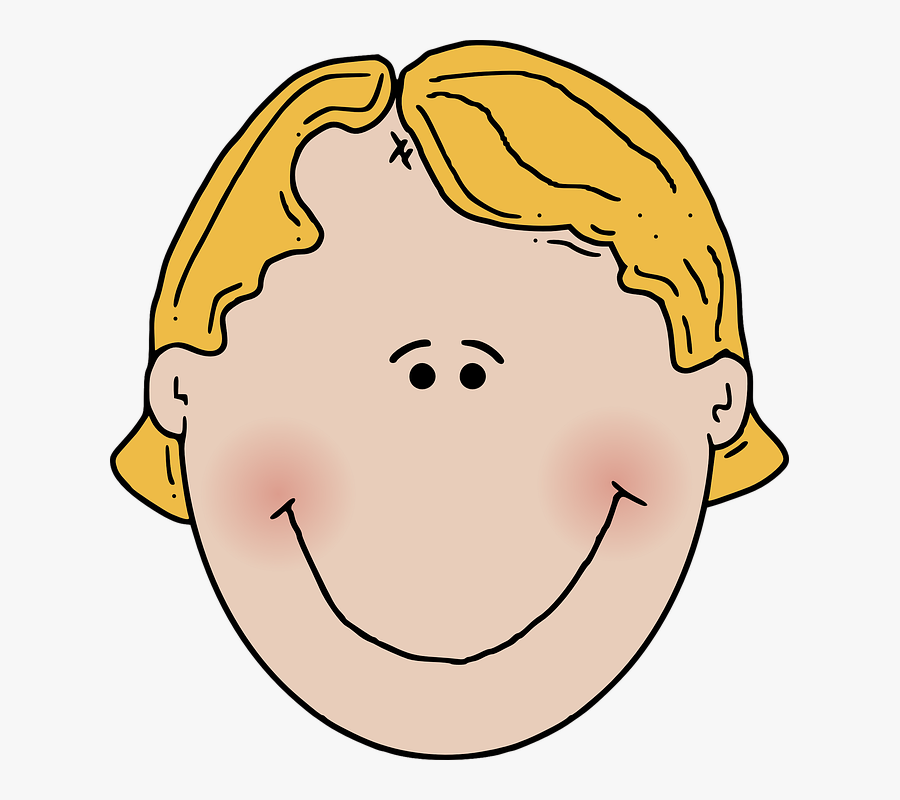 Boy Happy Face Clipart - Clipart Boy Face, Transparent Clipart