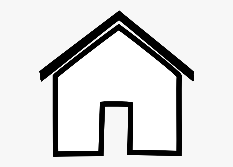 School House Clipart Black And White - Home Clipart Black And White Transparent, Transparent Clipart