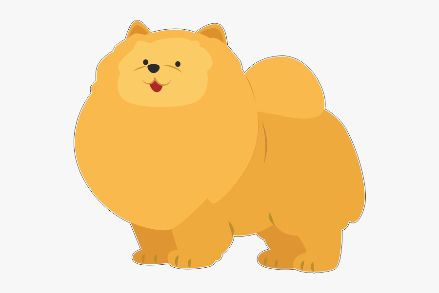 Dog Clipart Pomeranian Puppy Labrador Retriever - Fat Dogs Clipart Png, Transparent Clipart