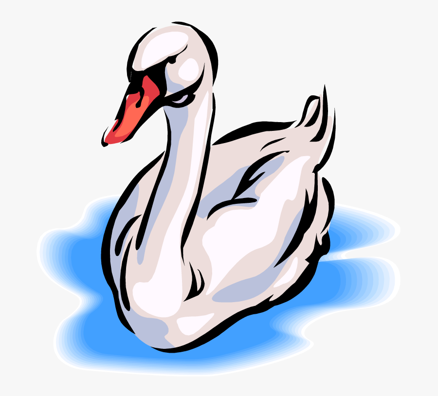 Transparent Swimming Clip Art - Swan Clipart Free, Transparent Clipart