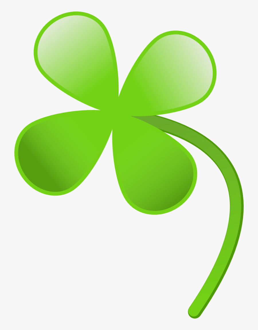 Four Leaves Clover Clipart, Vector Clip Art Online, - Four Leaf Clover Transparent Background, Transparent Clipart