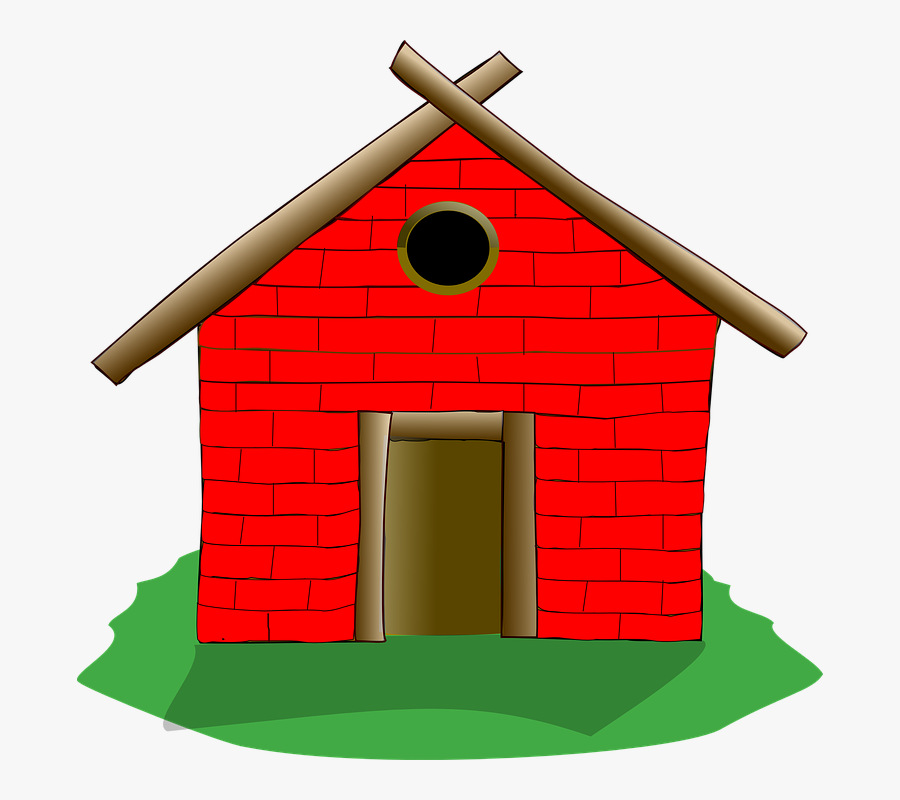 Brick House Clip Art, Transparent Clipart