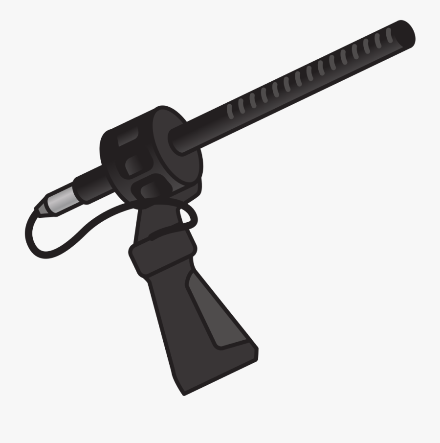 Shotgun Microphone, Ver - Shotgun Microphone Icon Png, Transparent Clipart