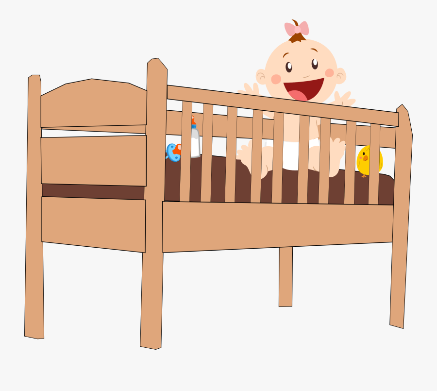Bed Frame,angle,infant Bed - Clip Art Cot, Transparent Clipart