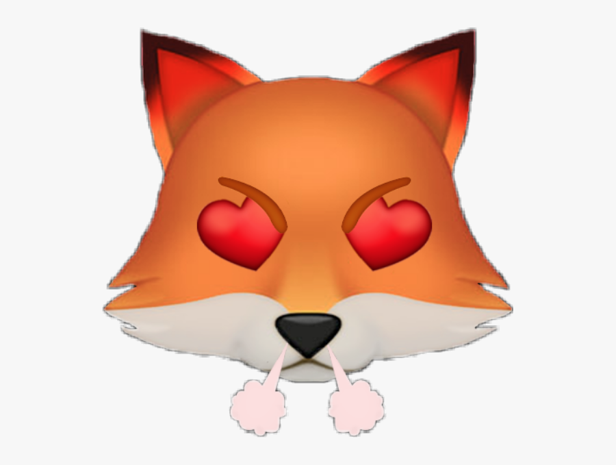 Emojie Emonjies Emotions Emoticones Emoji Zorro Fox - Fox Head Fox Cartoon, Transparent Clipart
