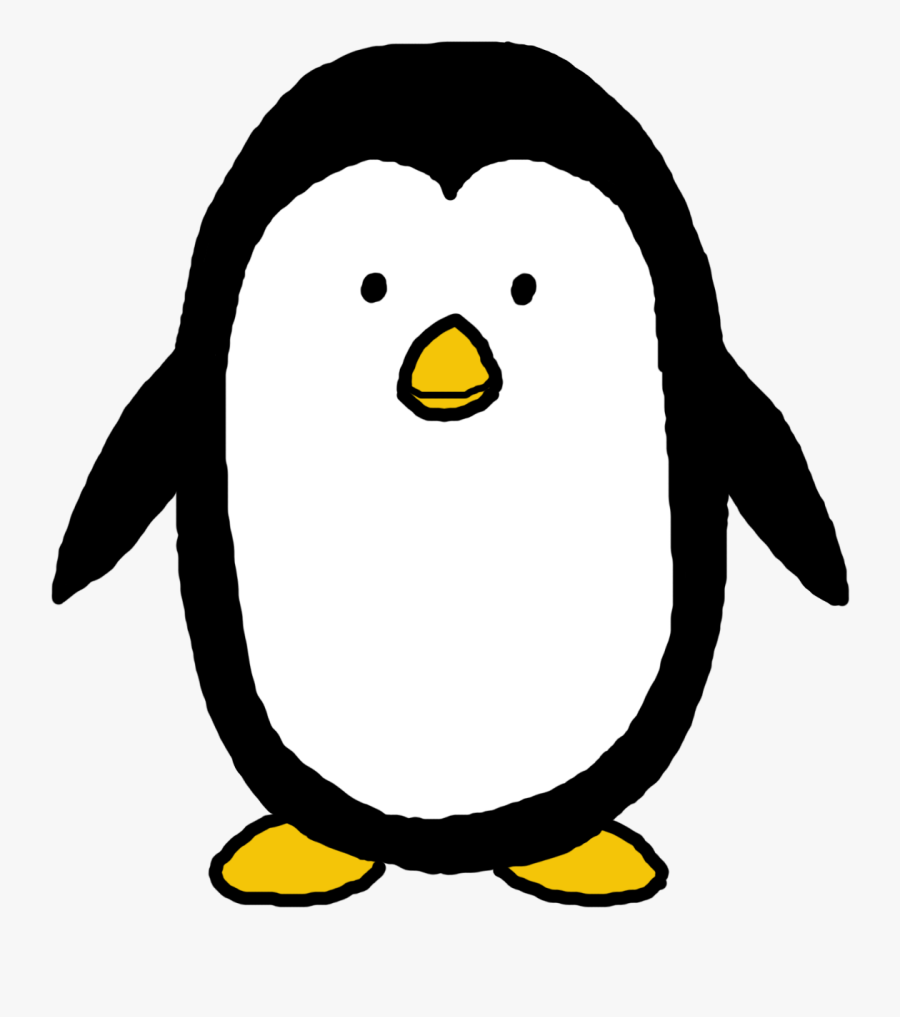 Stimulus - Clipart - Simple Drawing Of Penguin, Transparent Clipart
