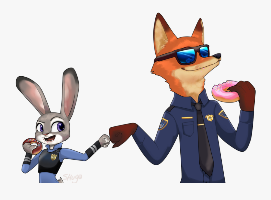 Zootopia Clipart At Getdrawings - Zootopia Judy Y Nick Enamorados, Transparent Clipart