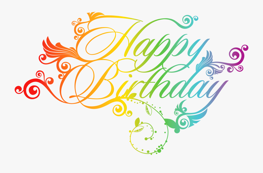 Colorful Happy Birthday Png Clipart Pictureu200b Gallery, Transparent Clipart