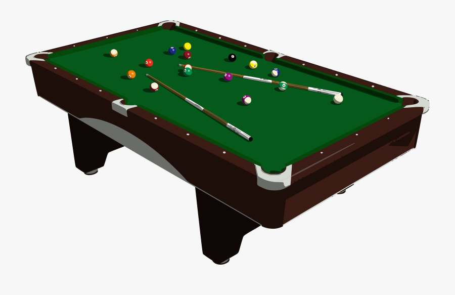 Free Clipart Pool Table Mazeo - Billiard Table Png, Transparent Clipart