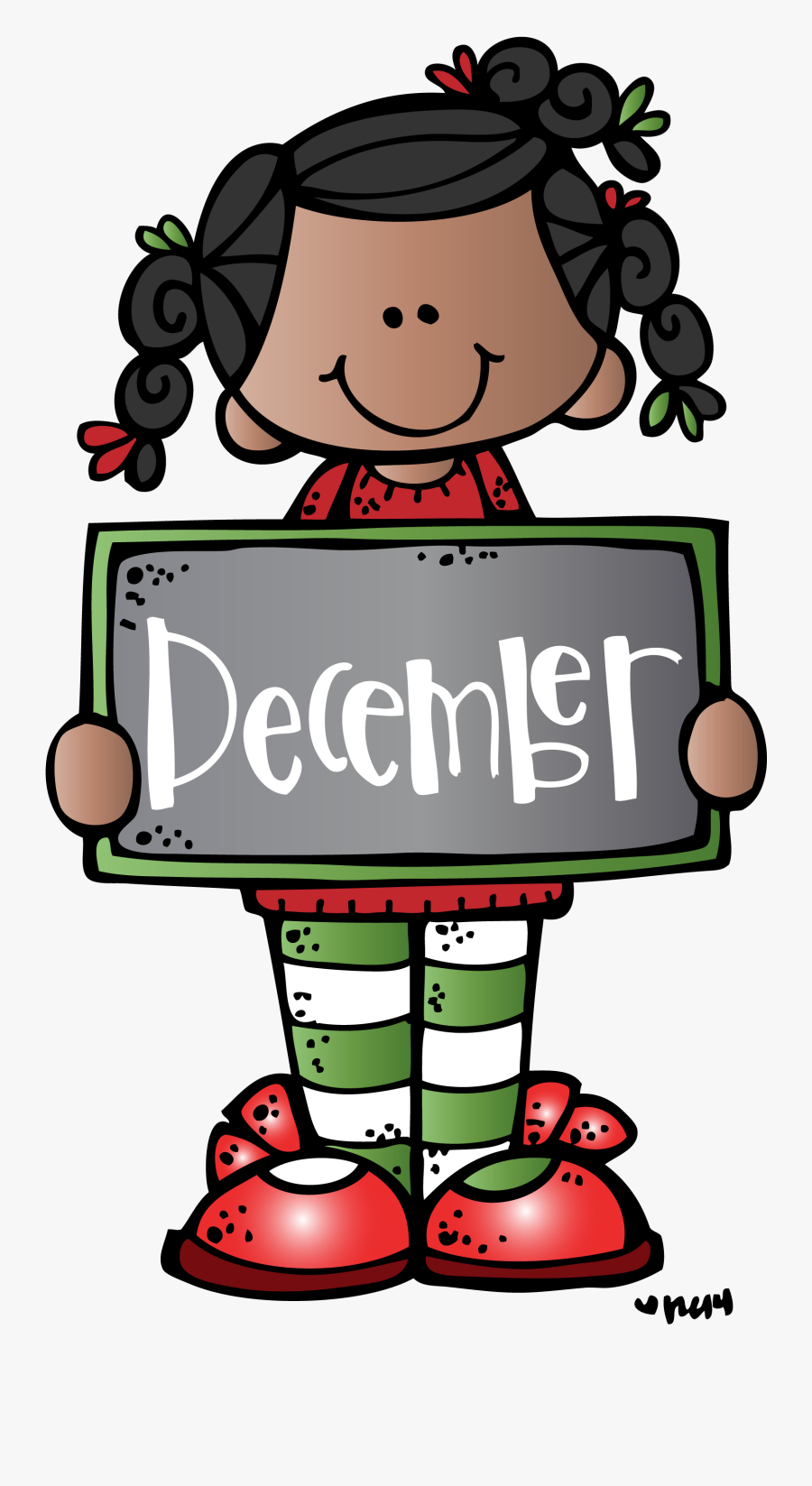 Melonheadz December Clipart, Transparent Clipart