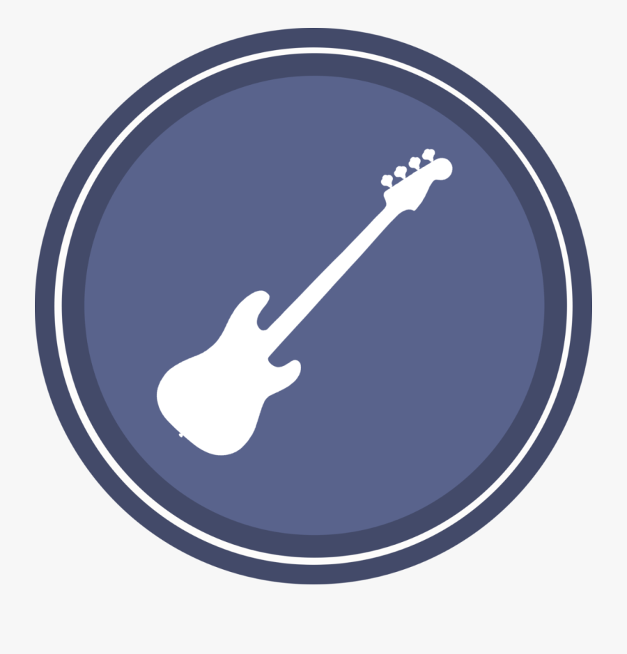 Transparent Bass Guitar Clipart - Bass Guitar Png White, Transparent Clipart