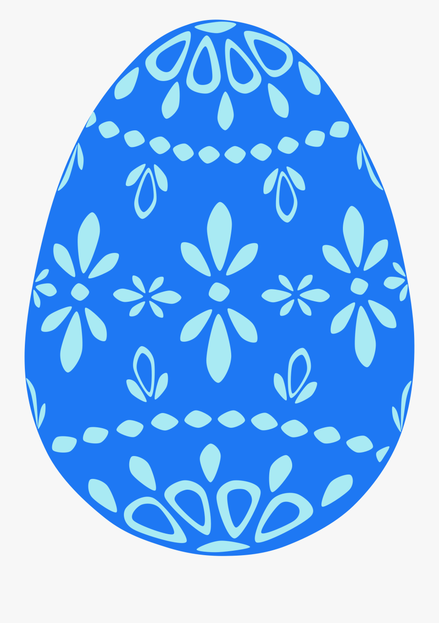 Blue Lace Easter Egg - Kalo Pasxa, Transparent Clipart