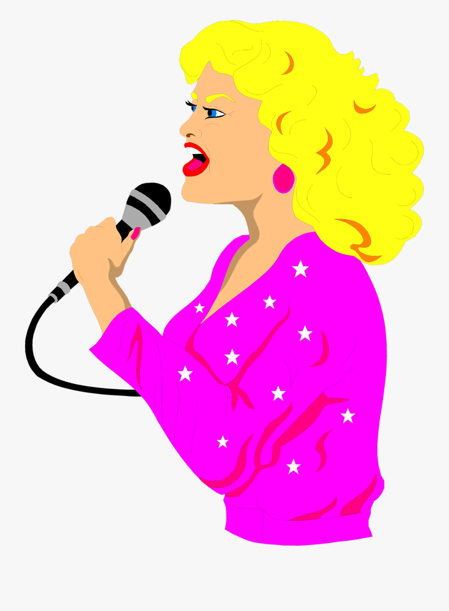 Collection Of Singing - Transparent Transparent Background Singer Clipart, Transparent Clipart