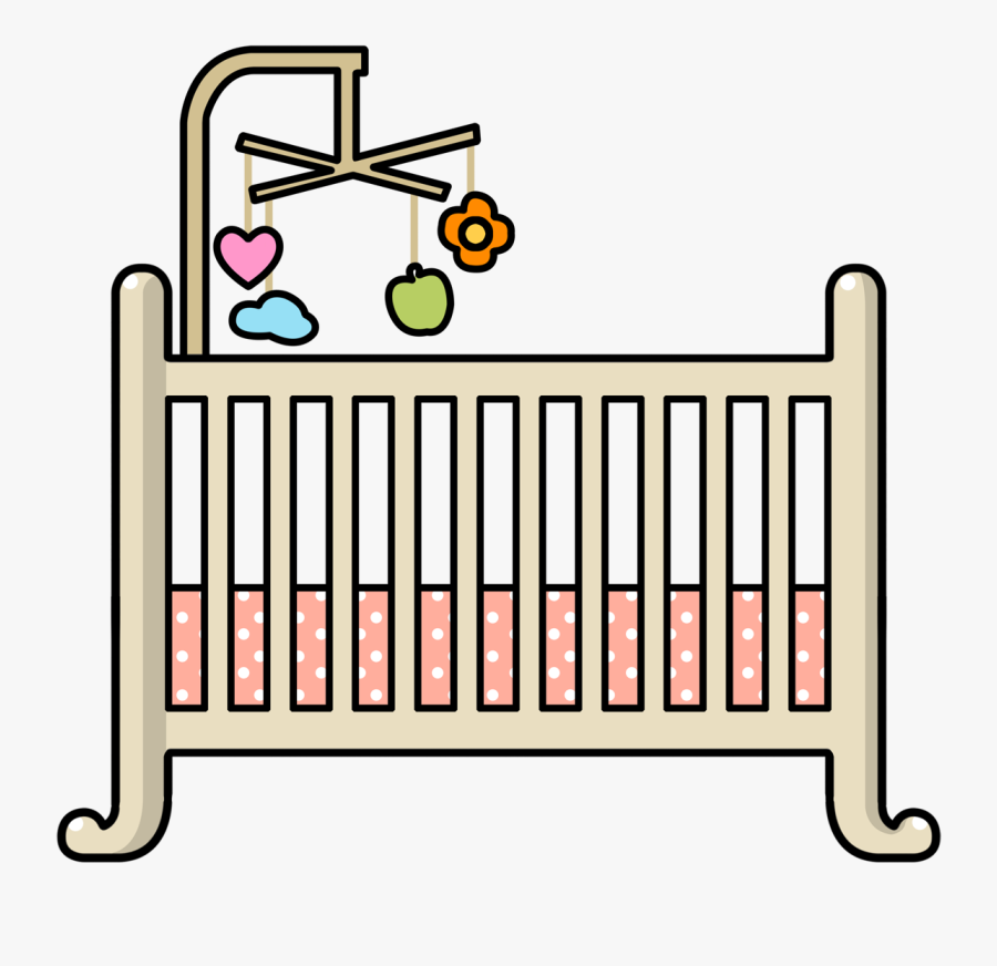 Baby Bed Clipart - Crib Clipart, Transparent Clipart