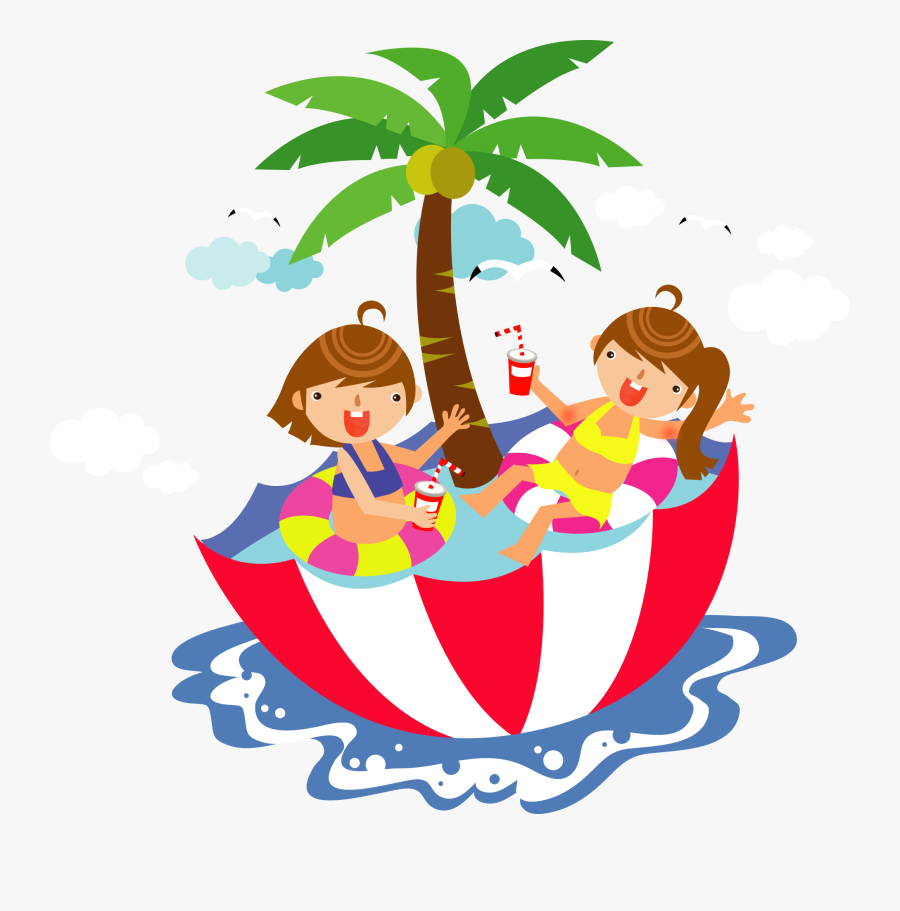 Child Swimming Pool Clip Art - Cartoon Swimming Clipart, Transparent Clipart