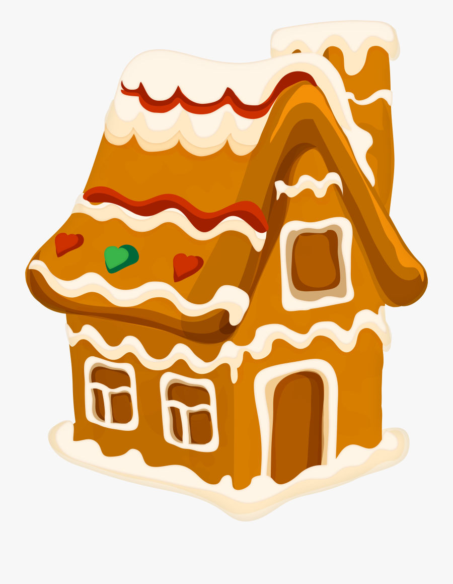 House Clipart Gingerbread, Transparent Clipart