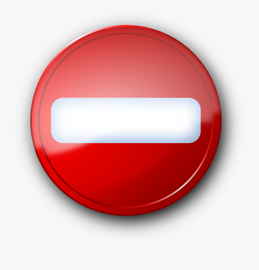 Stop Sign, Traffic Sign, Roadsign, Stopping, Road Sign - High Resolution No Entry, Transparent Clipart