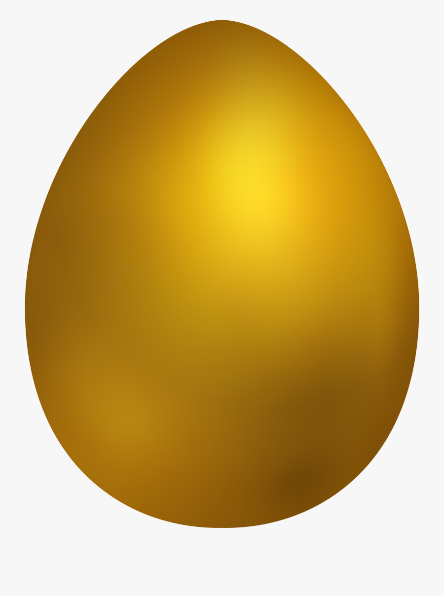 Gold Easter Egg Png Clip Art - Gold Easter Egg Png, Transparent Clipart