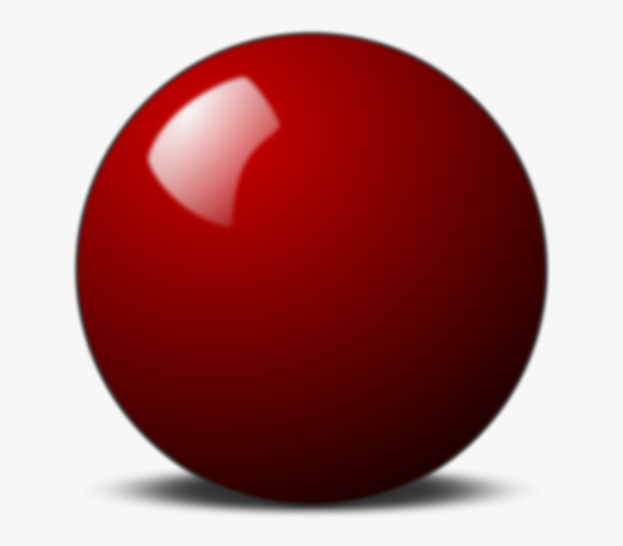 Transparent Background Red Pool Ball, Transparent Clipart