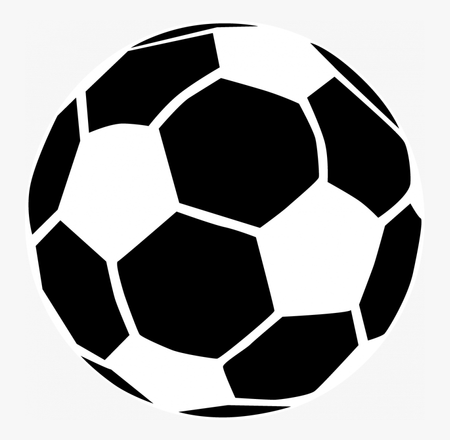 Soccer Ball Clipart Black And White - Soccer Ball Png White, Transparent Clipart