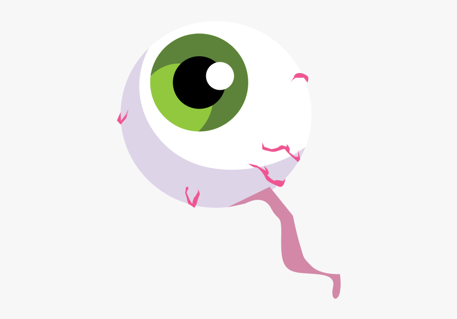 Pink,flower,eye - Cartoon Eyeball Png, Transparent Clipart