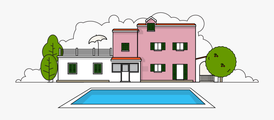 Holiday House Clipart - Holiday Home Clipart, Transparent Clipart