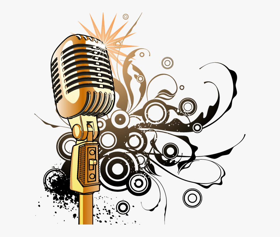 Music Note Clipart Transparent Background Music Notes - Transparent Background Mic Clip Art, Transparent Clipart