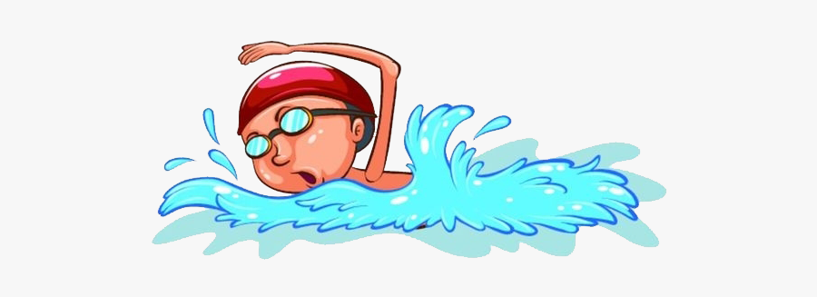Vector Royalty Free Download Boy Swimming Clipart - Cartoon Drawing Boy Swimming, Transparent Clipart