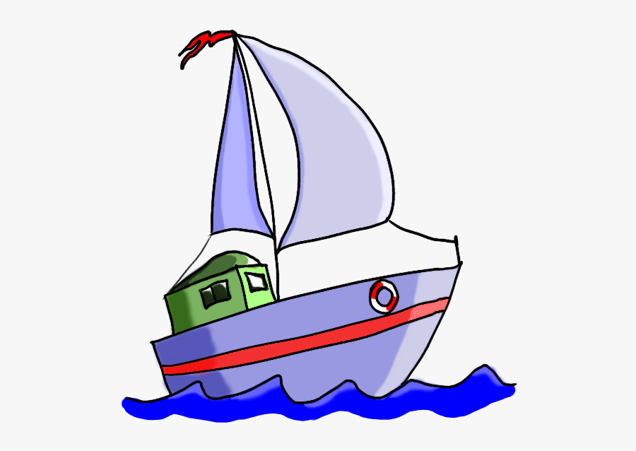 Cartoon Boat Clipart Clipart Kid - Cartoon Boat Clipart, Transparent Clipart