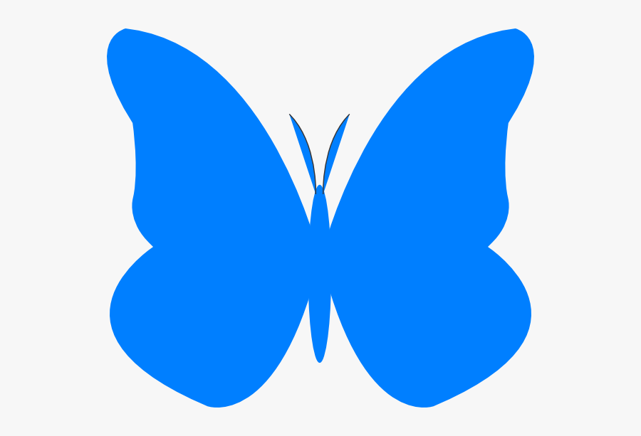 Blue Butterfly Clip Art, Transparent Clipart