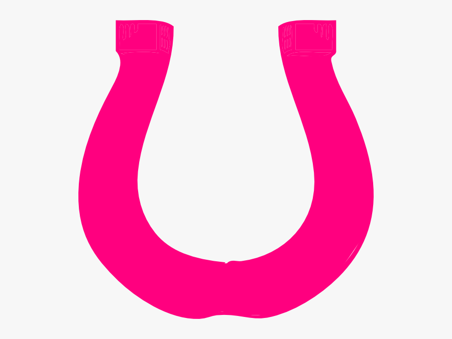 Shamrock Clip Art Black And White, Black And White - Pink Horseshoe, Transparent Clipart