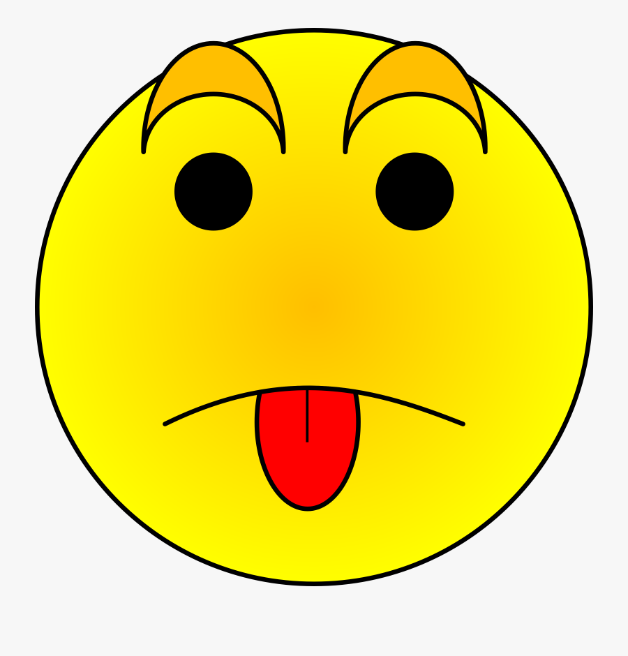 Free Animated Laughing Smiley - Smiley Face With Tongue Sticking, Transparent Clipart