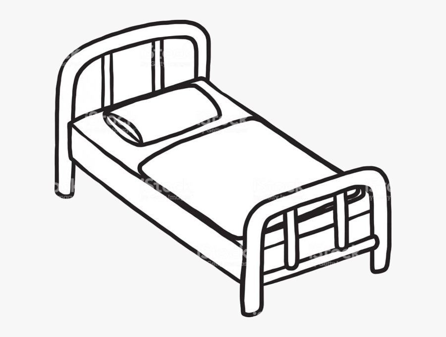 Bed Fabulous Clip Art Applied To Your Residence Idea - Bed Clipart Black And White, Transparent Clipart