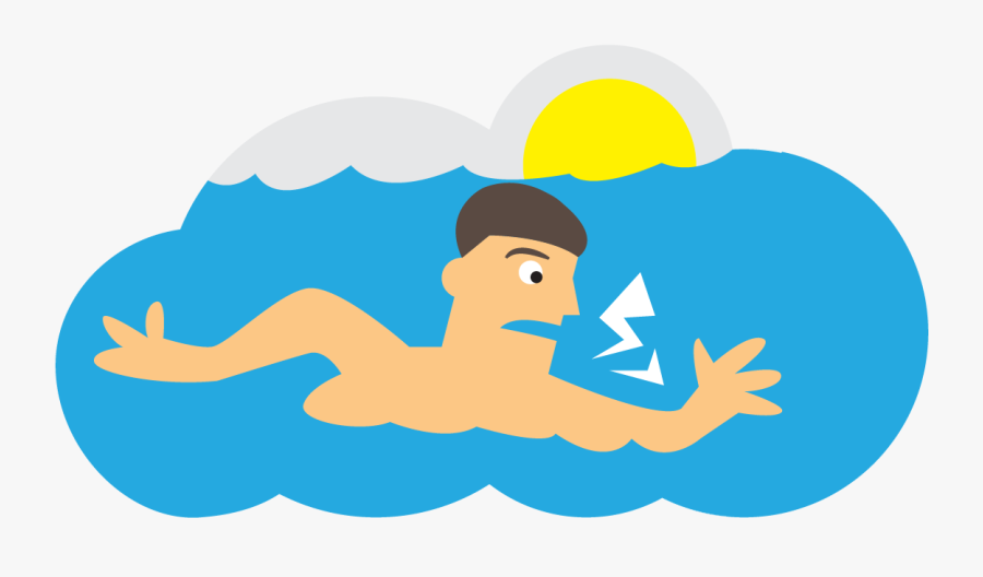 Swimming After Eating, Transparent Clipart
