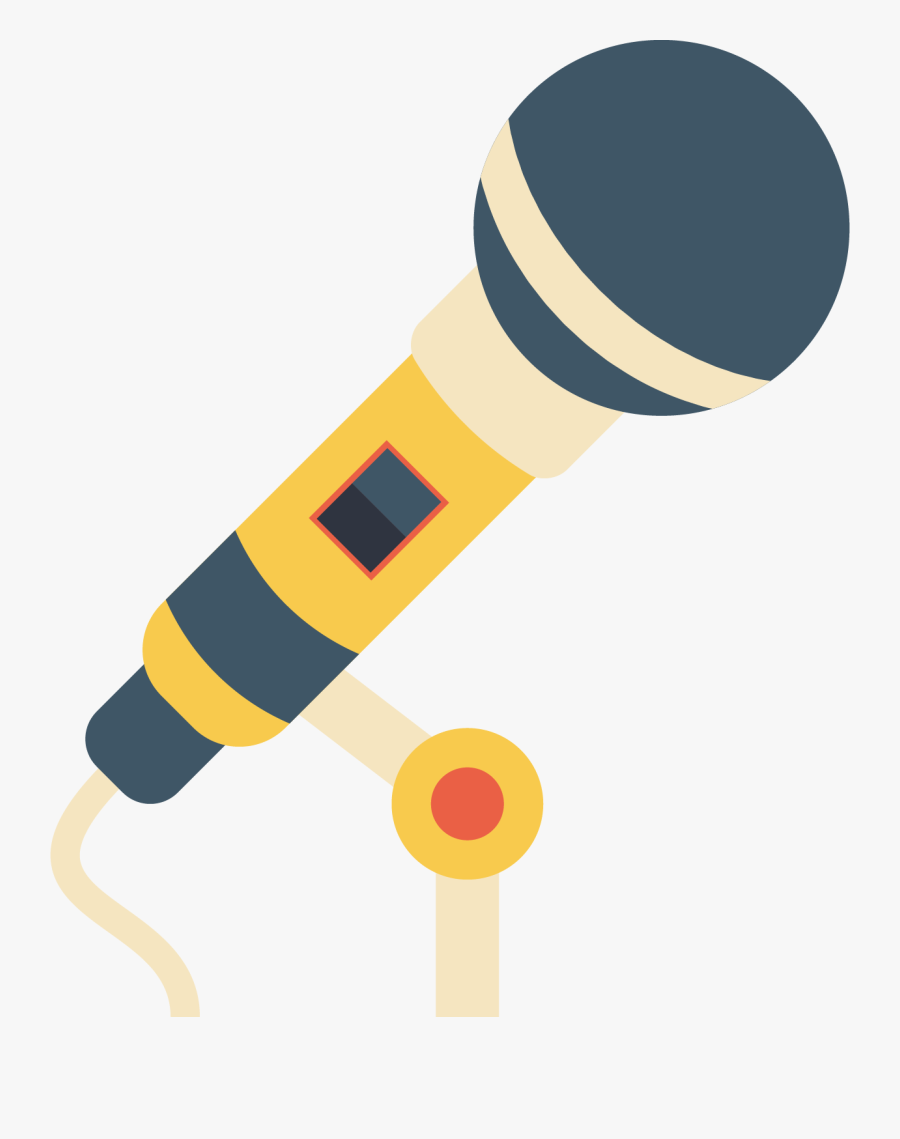 Clip Art Microphone Transprent Png - Mic Cartoon Png, Transparent Clipart