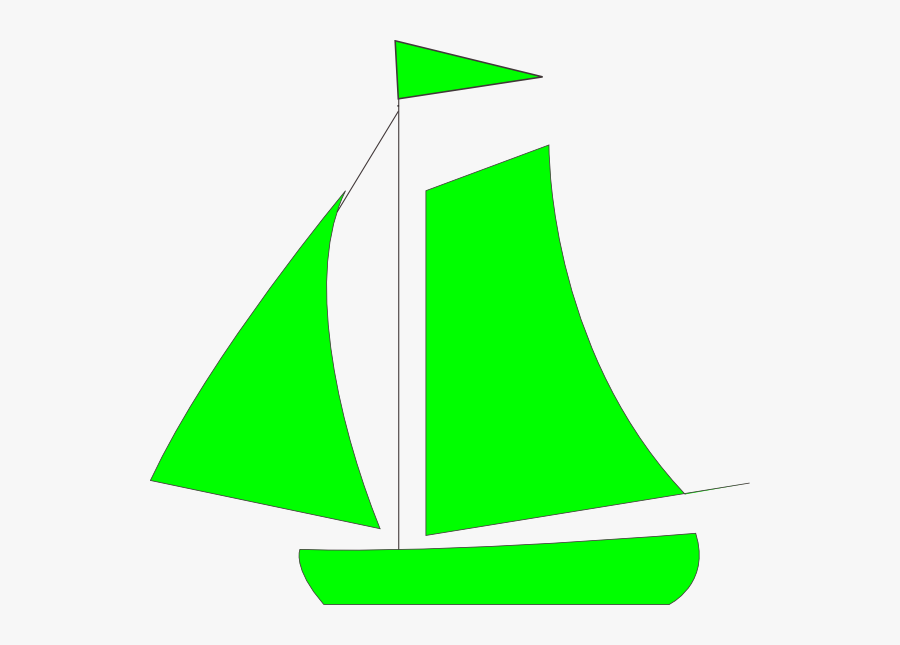 Green Boat Clip Art, Transparent Clipart