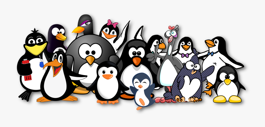 Download Penguins Png Transparent Images Transparent - Flock Of Penguins Clipart, Transparent Clipart